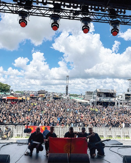 Wacken crowd from stage